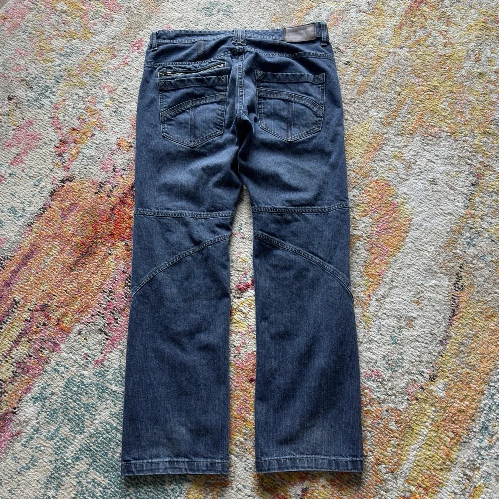 Y2K 2000s Armani Exchange Multipocket Utility Denim Jeans Size 34